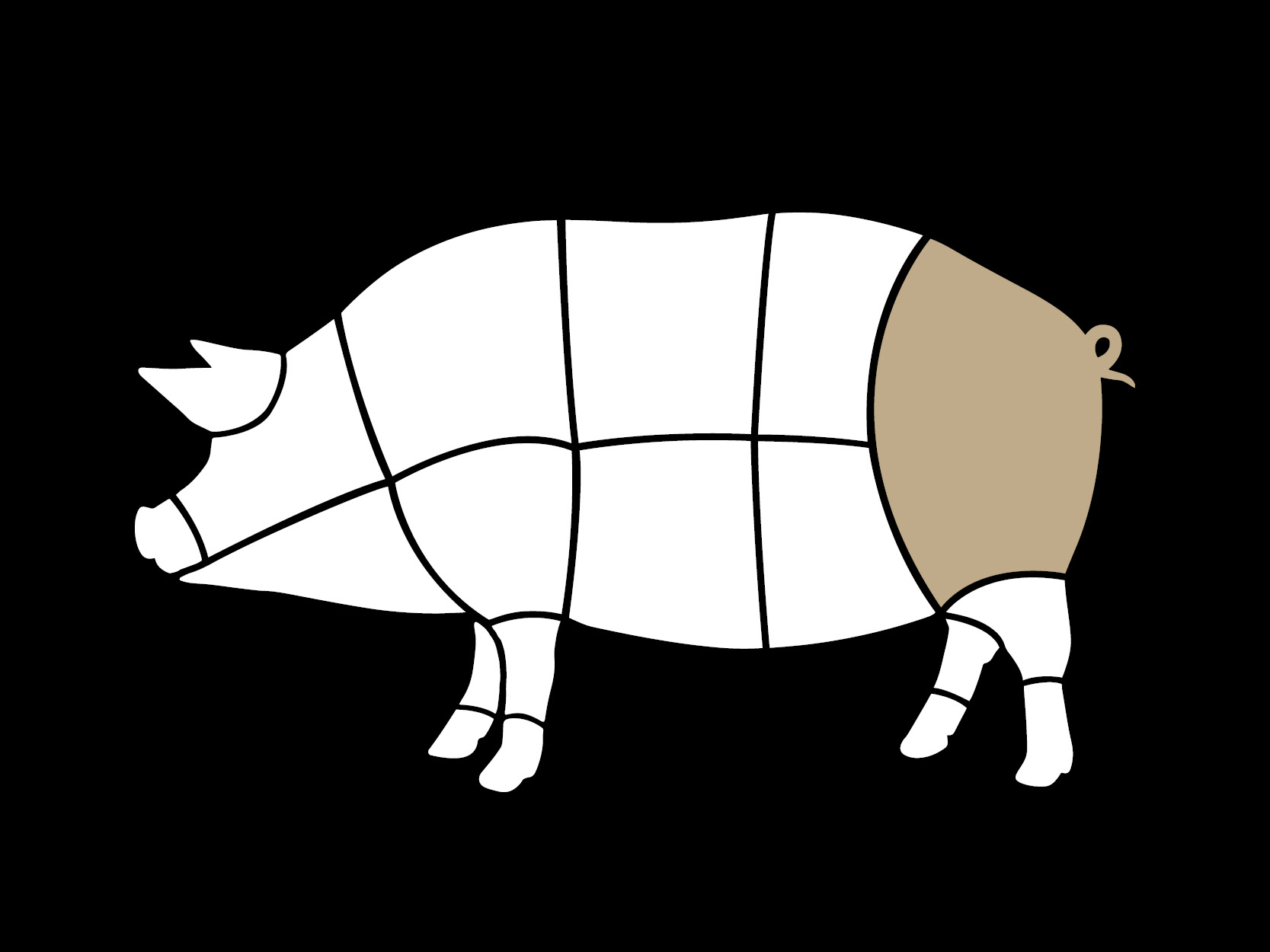 Friskhakket kalv & flæsk - 2KG 