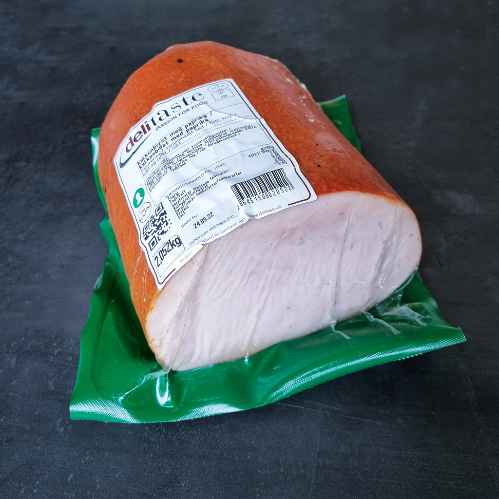 Kalkunbryst m. paprika, Delitaste